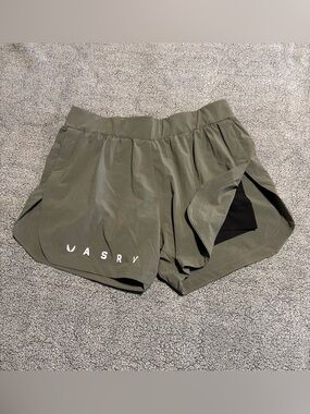 ASRV women’s Olive Green Athletic Running Shorts size Small